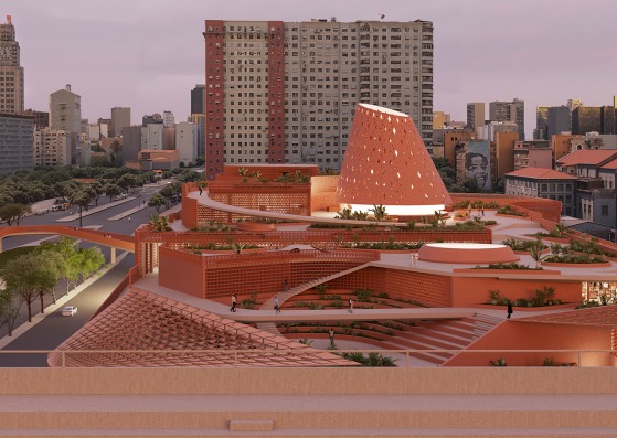 Biblioteca dos Saberes por Kéré Architecture. Visualización por Kéré Architecture