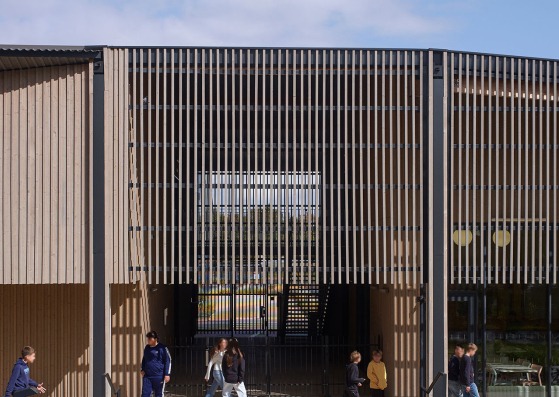 Robert Badinter Secondary School by Coldefy. Photograph by Julien Lanoo