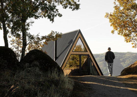 Mountain Shelters by Filipe Pina Arquitectura. Photograph by Ivo Tavares Studio