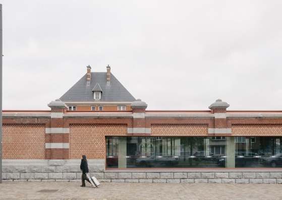 Usquare por evr-architecten, BC Architects y Callebaut. Fotografía por Stijn Bollaert.