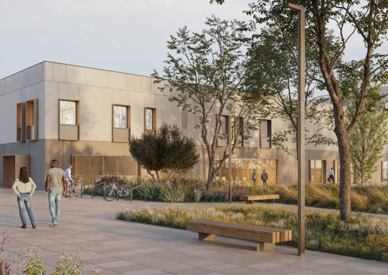 Campus Biosanitario de Ciudad Real por Ramón Esteve Estudio. Visualización por Tudi Soriano, Guido Bolognini, Drawfield