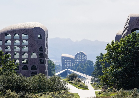Almaty Eastern Gate Polycenter District by ENOTA. Rendering by Studio Spacer 