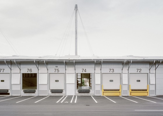 D.B. Group Logistic Hanghar by Studio Bressan + Studio Botter. Photograph by Aldo Amoretti