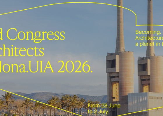 Tres Chimeneas. «Devenir. Arquitecturas para un planeta en transición». Congreso Mundial de Arquitectos UIA 2026 Barcelona. Fotografía de Arnau Rovira