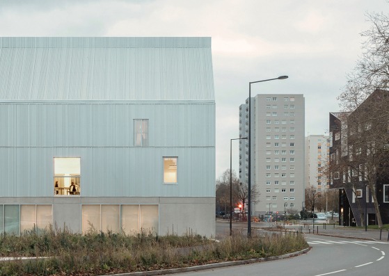 Pôle Associatif du Blosne by Antonio virga architecte. Photograph by Nicolas Trouillard