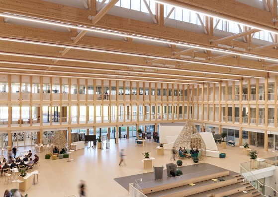 In’Cube, Danone Research & Innovation Centre by Arte Charpentier. Photograph by Christophe Valtin