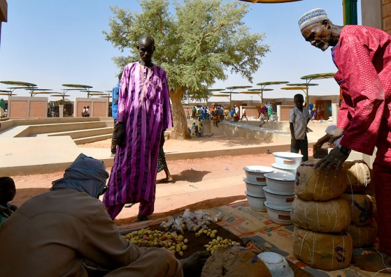 Dandaji Daily Market by atelier masōmī. Photograph by Maurice Ascani