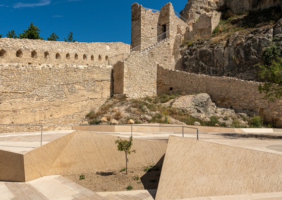 Consolidation and renovation of “Sant Francesc” and “La Pardala” areas in Morella Castle by Carquero Arquitectura. Photograph by Joan Roig