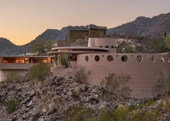 'Norman Lyker Home' by Frank Lloyd Wright. Image courtesy of The Agency