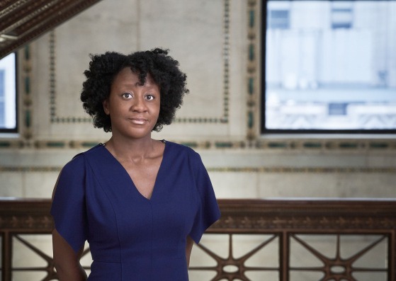 Yesomi Umolu has been named the artistic director of the 2019 Chicago Architecture Biennial. Photograph by Andrew Bruah / Chicago Architecture Biennial