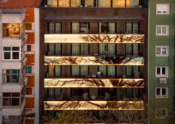 Hills Hotel Lisboa by João Tiago Aguiar. Photograph by FG+SG Architecture Photograph