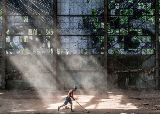 JR, The Wrinkles of the City, Kadir an, Turkey (2015)