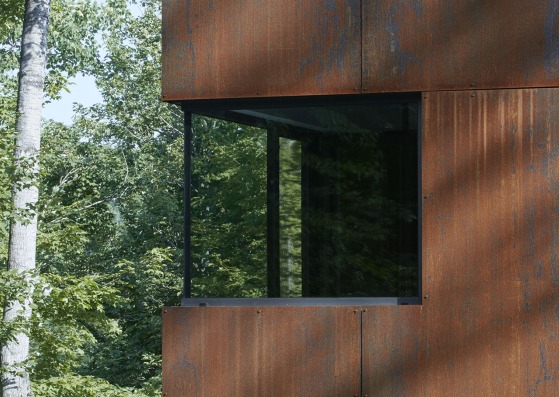 Window detail. House at Charlebois Lake by Paul Bernier. Photograph by James Brittain