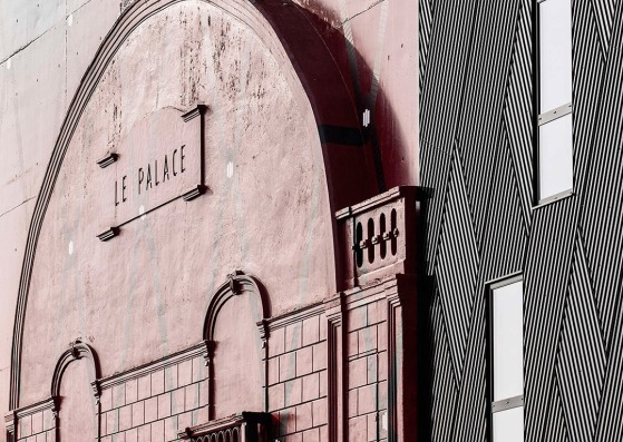 Façade detail. Palace Theatre 2 by Manuelle Gautrand Architecture. Photography © Luc Boegly