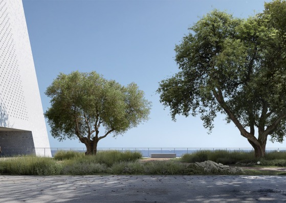 San Carlos, Alicante Congress Centre by Luca Poian Forms + Frade Arquitectos. Rendering by BSArq