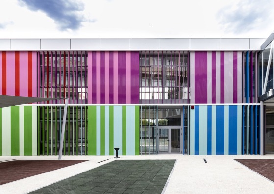 Área de Infantil del Colegio Marista la Fuensanta por IH arquitectos. Fotografía por IH arquitectos