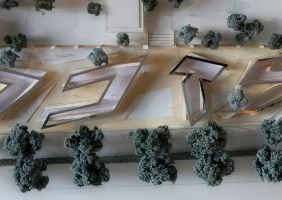 Maqueta. Monumento de los Nombres del Holocausto por Studio Libeskind