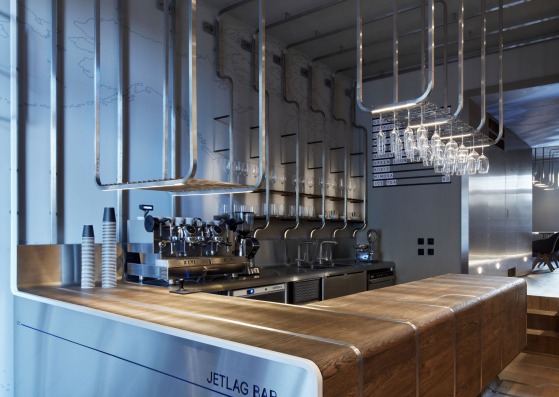 JETLAG tea & wine bar by Mimosa architekti. Photograph © Jakub Skokan and Martin Tůma - BoysPlayNice