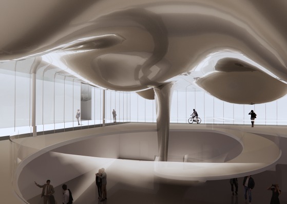 Museo Giardino Santa Rosalia por Mario Cucinella Architects. Visualización por MCA
