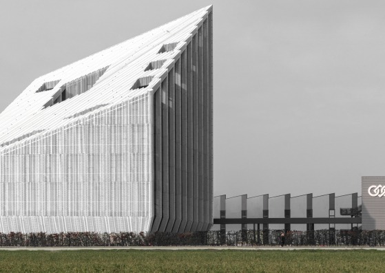 Bonfiglioli HQ by Peter Pichler Architecture. Photograph by Gustav Willeit