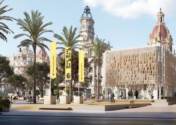 Àgora València by Miguel Arraiz. Rendering by Quatre Caps
