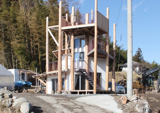 "Home for all" by Toyo Ito, Kumiko Inui, Akihisa Hirata, Sou Fujimoto. Photography © Office of Kumiko Inui. Courtesy of Office of Kumiko Inui