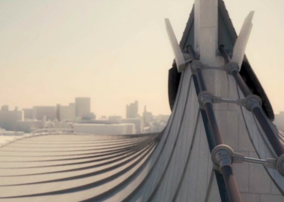 Imagen de la cubierta. Yoyogi Olympic Arena de Kenzo Tange