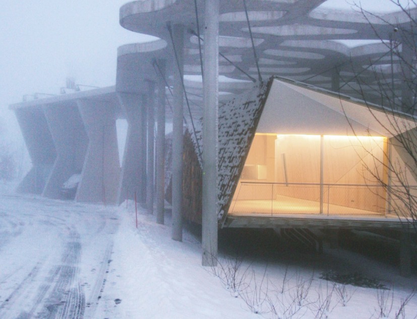 Suspended Forest por Kengo Kuma and Associates. Fotografía por CAP Images