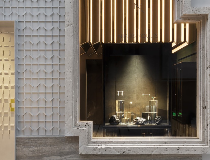 Nikos Koulis's Flagship store by Bureau de Change. Photograph by Gilbert McCarragher