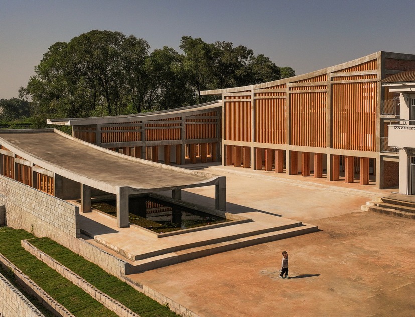 Centro educativo y cultural de Duling por Project Mingde, The University of Hong Kong. Fotografía por Jin Weiqi