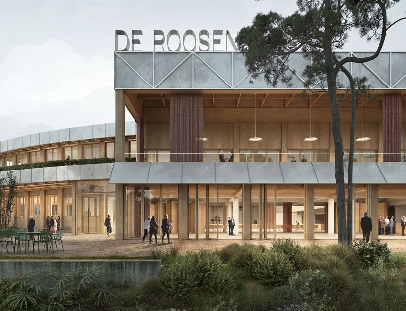 De Roosenberg por Henley Halebrown + WV Architecten. Visualización cortesía por Henley Halebrown + WV Architecten