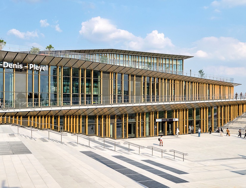 Saint-Denis Pleyel metro station by KKAA. Photography by Michel Denancé / KKAA