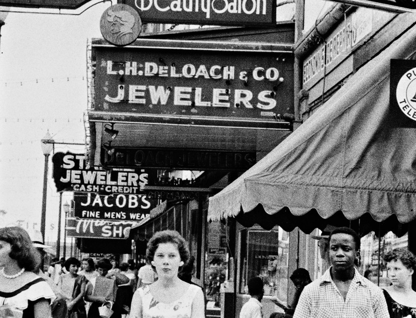 Robert Frank, Main Street - Savannah, Georgia, 1955. Gelatin silver print. Gift of Raymond B. Gary, 1984.493.44 by Robert Frank