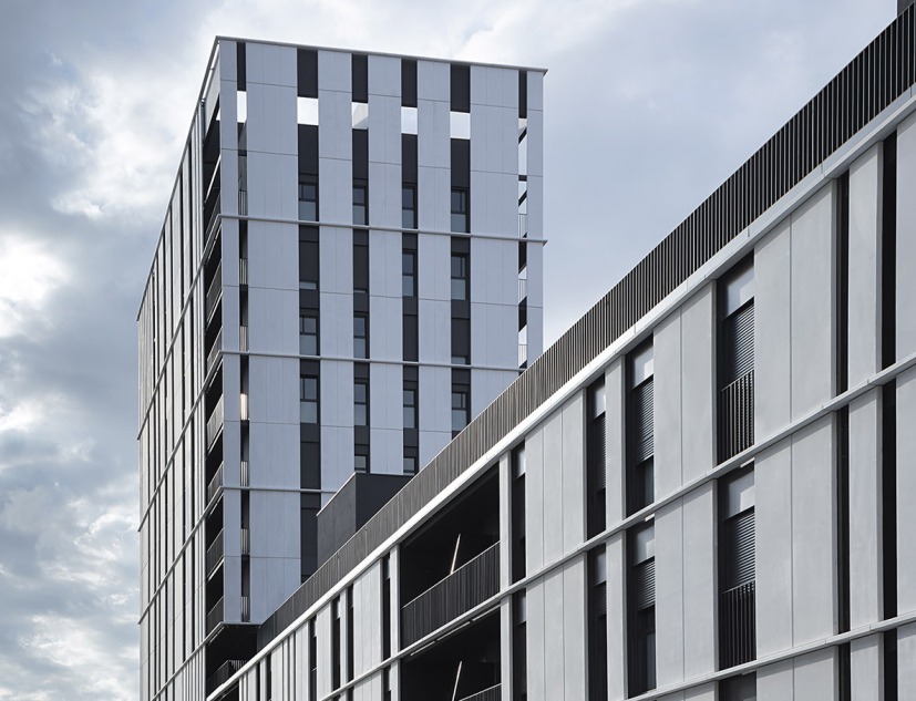 Torre residencial Bagaria por Bxd arquitectura. Fotografía por Aleix Bagué