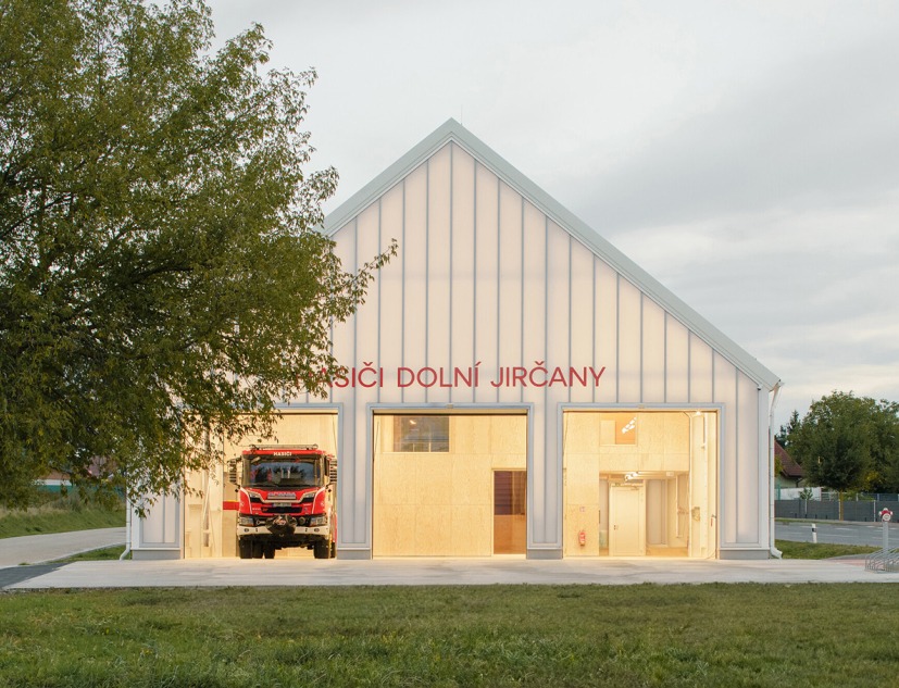 Jirčany Fire Station by SOA architekti. Photograph by Alex Shoots Buildings