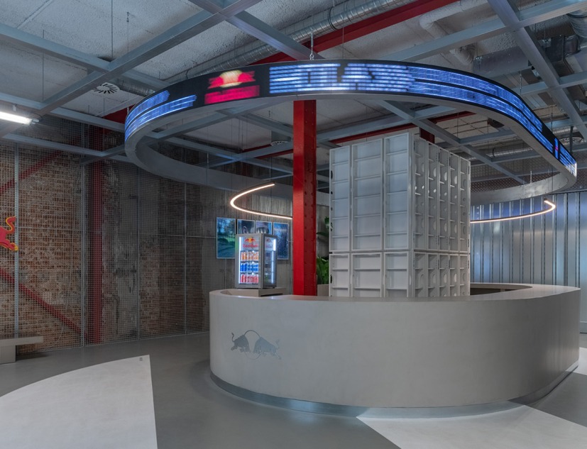 Red Bull Spain Headquarters by yyplusplus. Photograph by Belvil Estudio