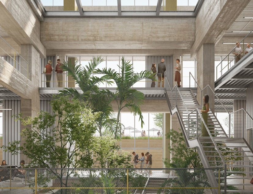 Rendering. Catalunya Media City by Garcés de Seta Bonet and MARVEL