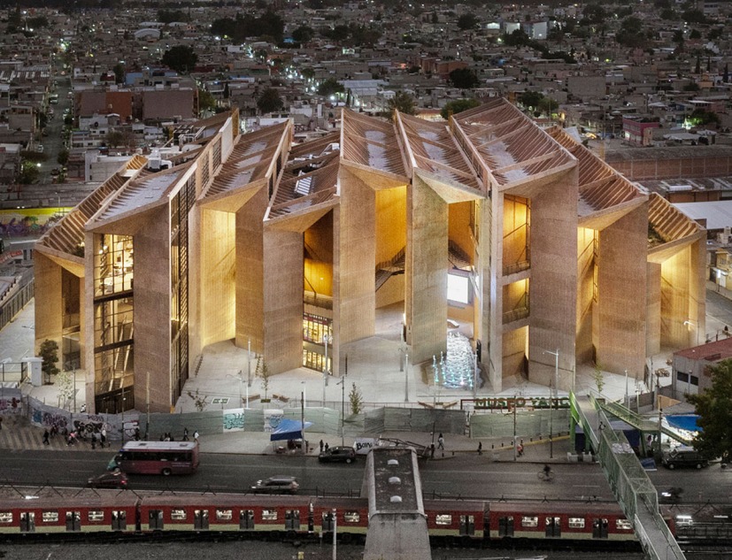 Yancuic Museum by BAX studio, Mendoza Partida and SPRB Architects. Photograph by Andrés Cedillo