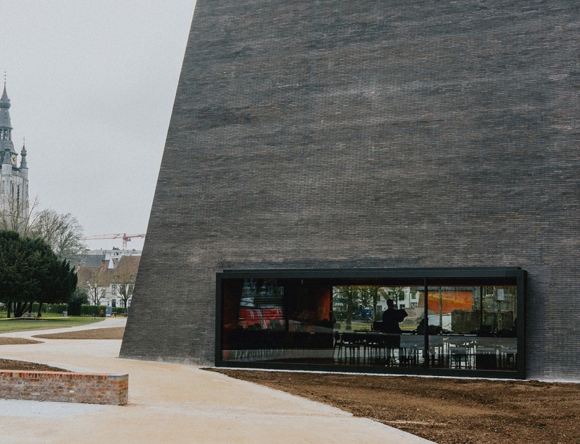 New museum of visual arts Abby Kortrijk by Barozzi Veiga + Tab Architects. Photograph by Stad Kortrijk