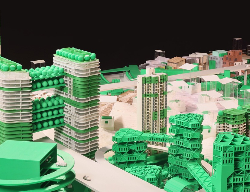 Renovación de los plugins de la ciudad. People’s Architecture Office, Long Ying Research Group, School of Architecture, Tsinghua University. Pabellón de China por Ma Yansong