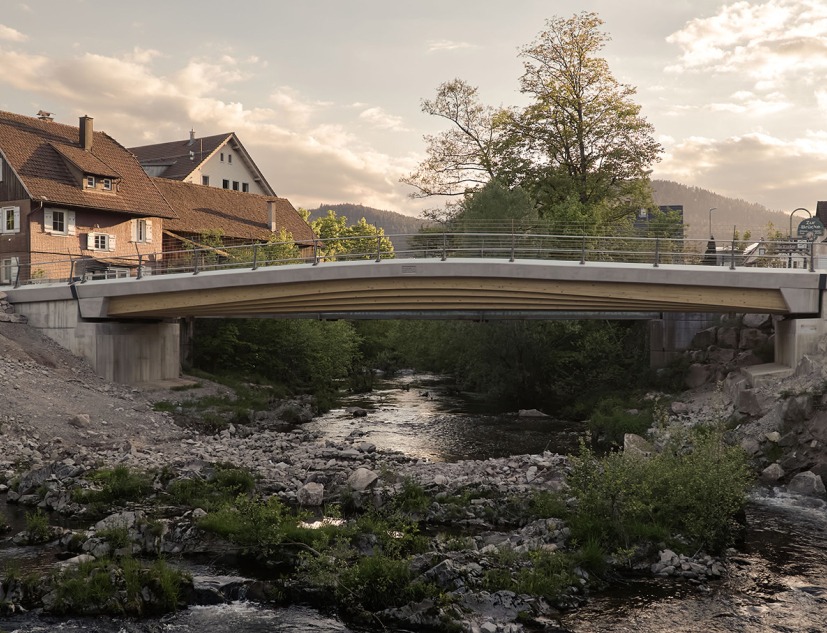 Puente Baiersbronn por Moxon Architects + IB Miebach. Fotografía por Simon Kennedy