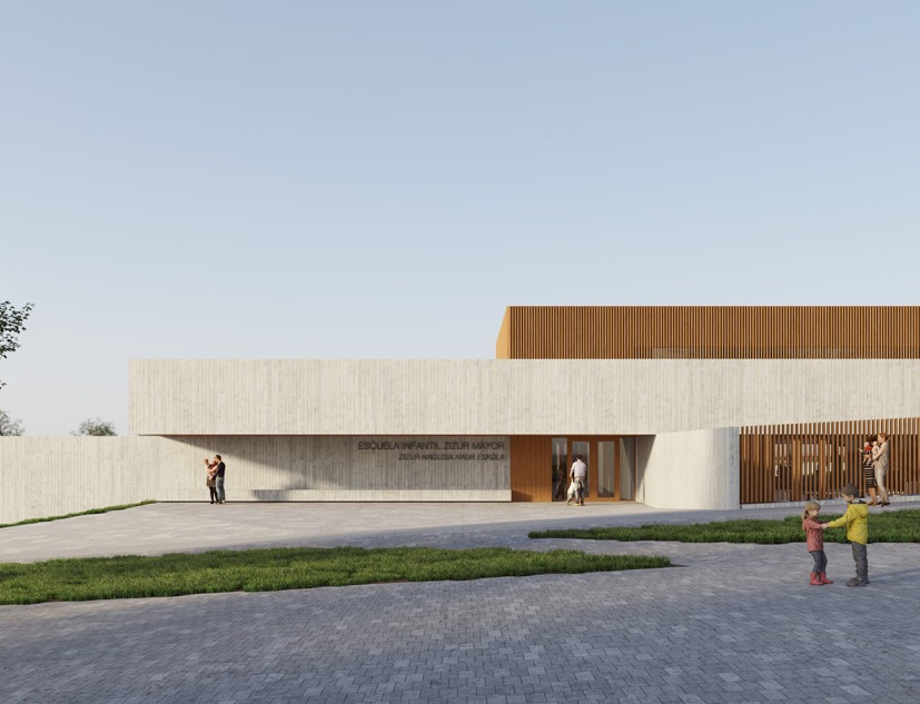 Escuela Infantil por Orbaiceta Aldaba Arquitectos + Larraz Arquitectos
