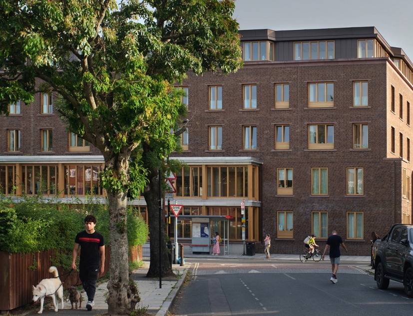 Appleby Blue Almshouse by Witherford Watson Mann Architects. Photograph by Philip Vile  Appleby Blue Almshouse by Witherford Watson Mann Architects. Photograph by Philip Vile