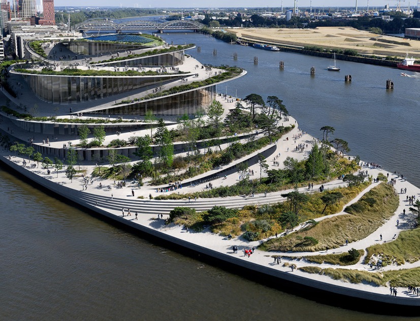 Hamburg State Opera by BIG. Renderings by Yanis Amasri Sierra, Madrid, Spain