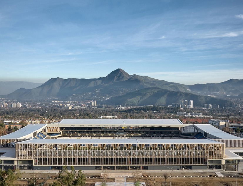 Modernization Project of Universidad Católica Stadium by IDOM. Photograph by Cristóbal Palma