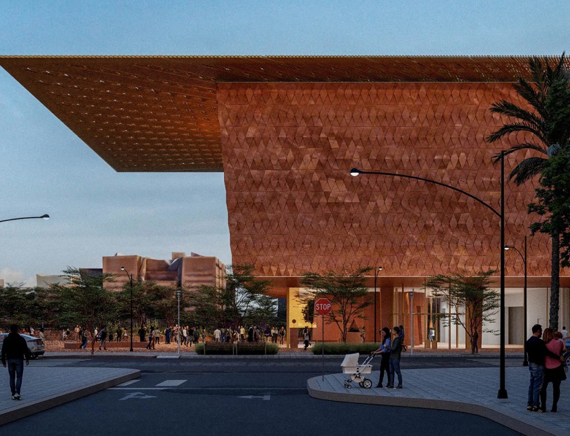 Visualización. Museo de Arte de Las Vegas por Kéré Architecture. Imagen cortesía del Museo de Arte de Las Vegas