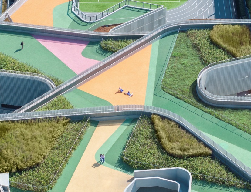 Escuela de Idiomas Extranjeros Cuizhu por Studio Link-Arc. Fotografía por Tian Fangfang