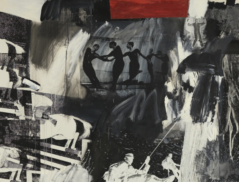 Robert Rauschenberg. Express, 1963. Museo Nacional Thyssen-Bornemisza, Madrid. The Estate of Robert Rauschenberg / VAGA, Nueva York/ VEGAP, Madrid, 2026.