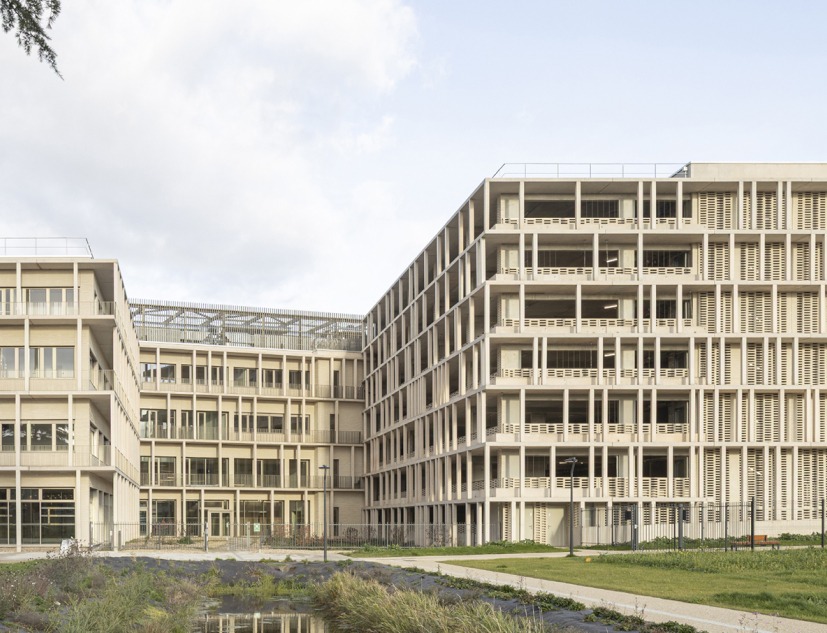 Eure Paramedical Training Institute (IFPE) by VIB architecture. Photograph by Cyrille Lallement