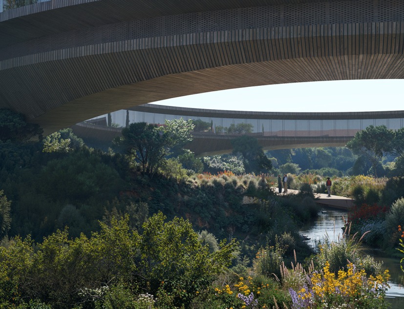«The Ring and Greenhouse» por Snøhetta. Visualización por Proloog